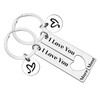 Couple Keyring Gifts for Him Her Couples Keyring Set for