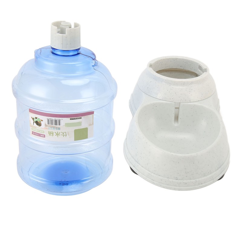 Pet Water Dispenser Gravity Refill Leakage Proof Clear Automatic Dog