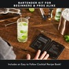 Home Hero Bartender Kit - 22-Piece Cocktail Shaker & Bar