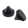 HARSKIYER 60 Pcs Rubber Door Silencer, 1/2 Inch Diameter Metal