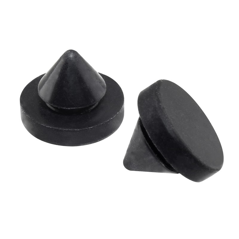 HARSKIYER 60 Pcs Rubber Door Silencer, 1/2 Inch Diameter Metal