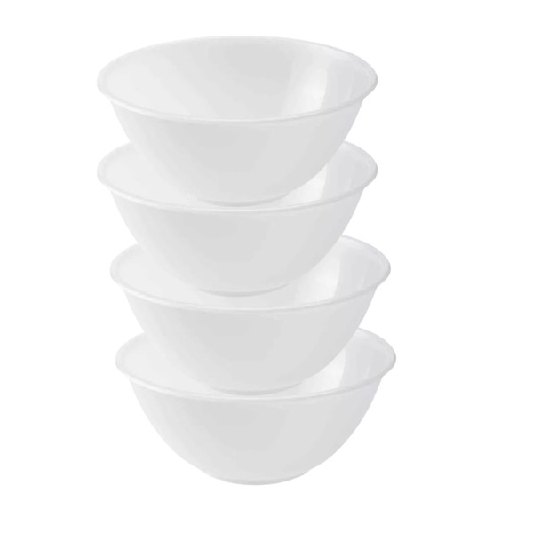 Homeshopa Plastic Mixing Bowl, 2 Litre 4 Pk Reusable Kitchen