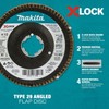 Makita T-03919 X-Lock 4‑1/2" 80 Grit Type 29 Angled Grinding
