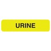 Urine Specimen Labels for Laboratory Samples, 1-1/4" x 5/16", Fluorescent
