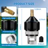 Amzlysdok 4 PCS Paddle Board Pump Adapter,High‑Pressure Inflator Nozzle,Premium Inflatable