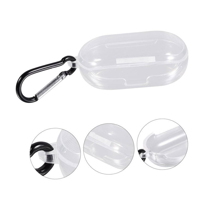 TEHAUX 1 PC Stylish Transparent Earphone Holder Case for Buds