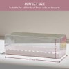 Foxegg Swiss Roll Cake Box with window Long Pumpkin Roll