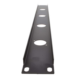 4/6/8 D Type Networking/Flight Case Panel Mount Plate for XLR/PA Black