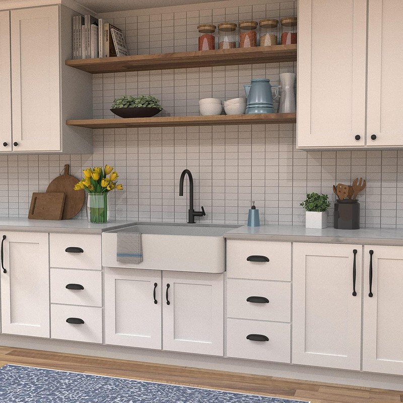 Hickory Hardware 1 Pack Solid Core Kitchen Cabinet Knobs, Luxury