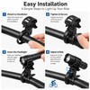 Bicycle Light Bracket for Cycling – 360° Adjustable Anti-Slip Flashlight