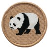Panda Patrol Patch - 2" Diameter Round Embroidered Patch (Iron-on)
