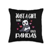 Funny panda designs Just a Girl who Loves Zoo Panda