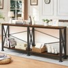 HOMISSUE Long Console Table for Entryway, 70.9" Industrial Sofa Tables