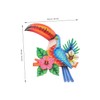 COHEALI Metal Toucan Wall Decor Rustic Bird Art for Bedroom