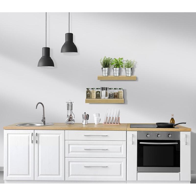Floating Shelves for Wall, Bathroom Shelves Wall Mounted for Kitchen,