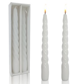 Spiral Candles Taper Candles Wedding Spiral Unscented Candles White Candles Home Decoration (FCMD05)