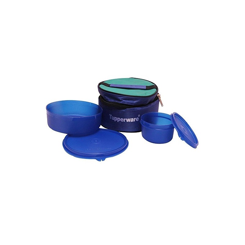 TP-525-T192 Tupperware Classic Lunch Box (Including Bag) with Tropical Cup