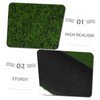 Operitacx Realistic Artificial Moss Turf Fake Grass Roll for Outdoor