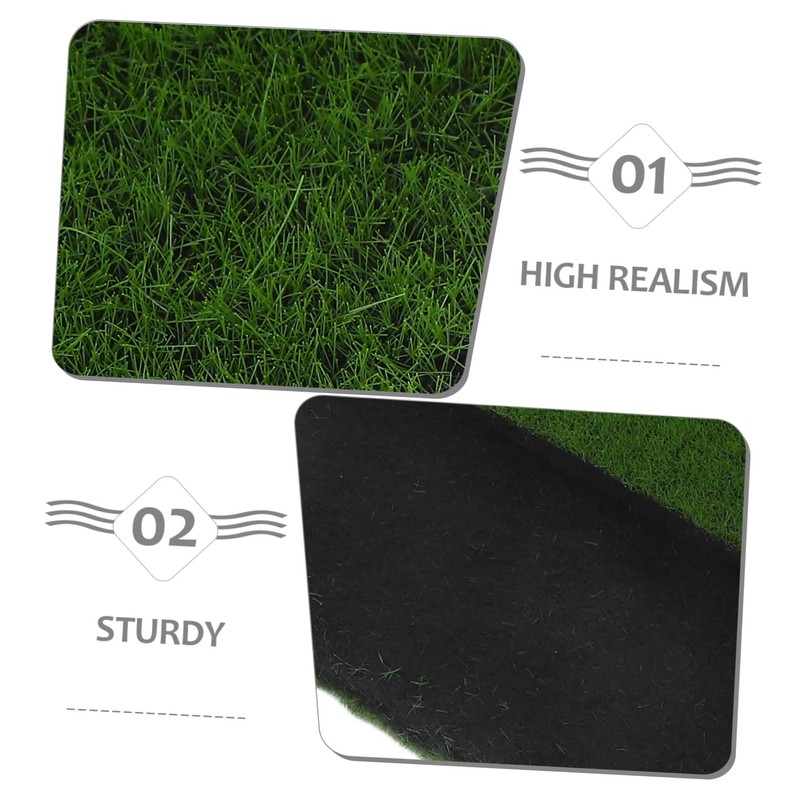 Operitacx Realistic Artificial Moss Turf Fake Grass Roll for Outdoor
