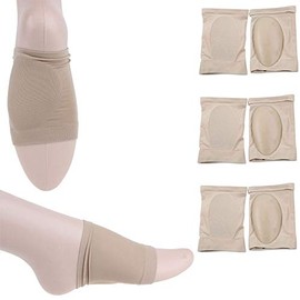 6PCS of Flat Foot Arch Support by Pedimend - Orthotics Massage Flat Feet Pad - Shock Absorb Insole - Relieve from Flat Achy Feet - for Men & Women - Foot Care