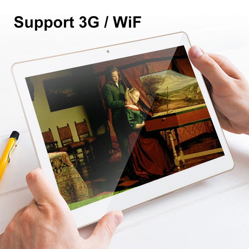 MY-KT6582 10in HD Tablet Gold 1+16G for Android 4.4 White