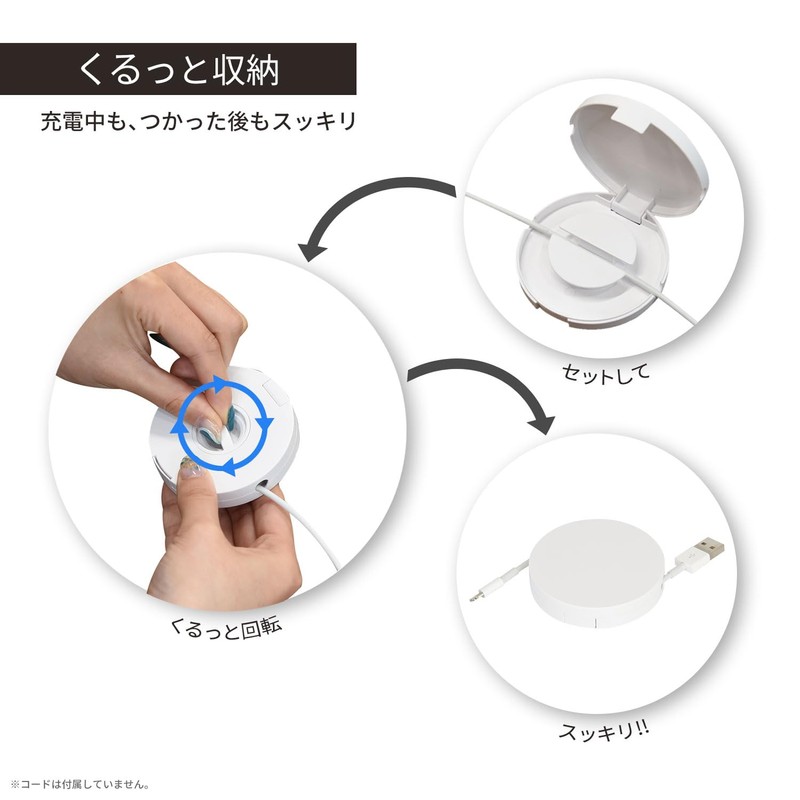 Gourmandies MF-386A Miffy Cord Reel Case Hyokkori