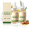 2PCS Aceite de Jojoba Orgánico 50 ml para Cara, Cabello,