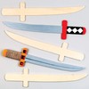 Baker Ross Wooden Swords, Wood, 32 cm Long