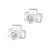 CIRCOPACK UTILITY Grade 2 Inch 4-Way PVC Fitting Connectors For