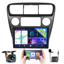 [4+64G] Realdio Android 15 Car Radio for Honda Accord 6th 1998-2003 with Wireless CarPlay Android Auto, 9 Inch Touch Screen Car Stereo for Accord with GPS WiFi, Bluetooth 5.0 FM/RDS 32EQ Backup Camera