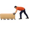 ESPIDOO Heavy Duty Furniture Moving Dolly: 500 Lbs Capacity Wood