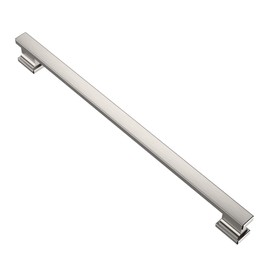Alzassbg 5 Pack Brushed Satin Nickel Cabinet Pulls, 10 Inch(254mm) Hole Centers Kitchen Cabinet Handles for Cabinets and Drawers AL3061SN