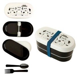 Puckator The Original Stormtrooper Stacked Bento Box - Lunch Box for Adults and Kids with Compartments and Fork & Spoon - Snack Box - Food Containers with Lids - Stackable Snack Pots for Kids