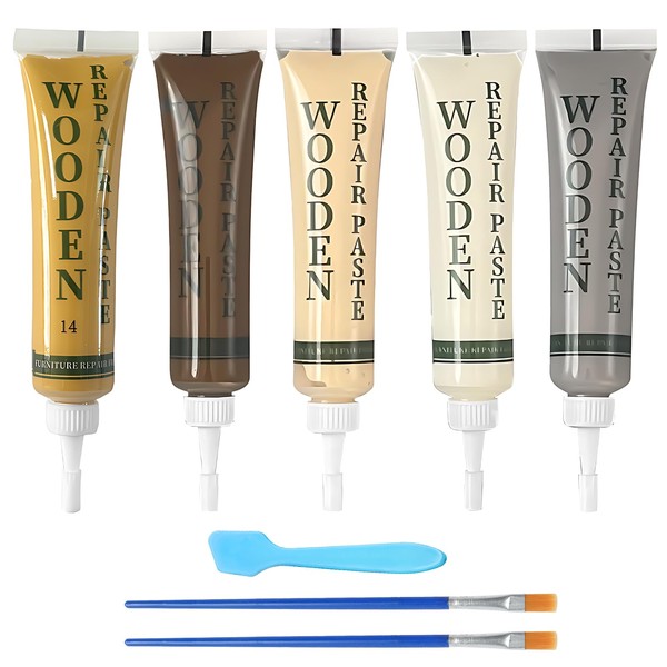 Laminate Repair Kit, Wood Repair Kit, 5 Colours Wooden Furniture