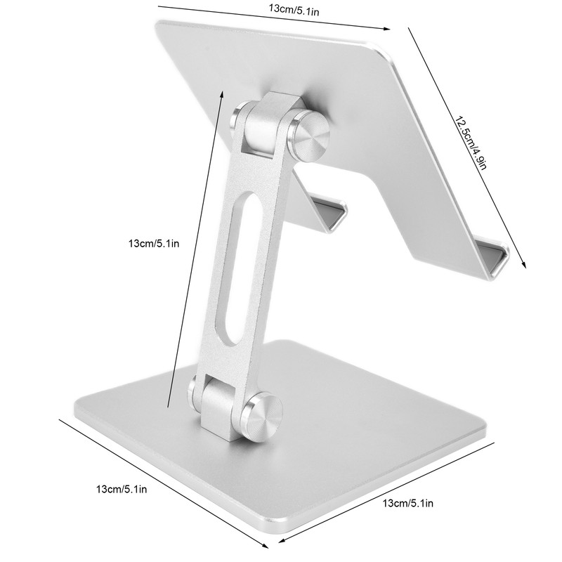 Tablet Stand Holder Aluminum Alloy Universal Desktop Adjustable Foldable Phone