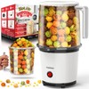Hot Air Popcorn Popper with Serving Bowl for Family Gathering