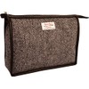 Vagabond Bags Ltd Harris Tweed Herringbone Large Holdall Toiletry Bag,