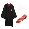MIMIKRY Wizard Robe with Crest and Tie for Adults Cape