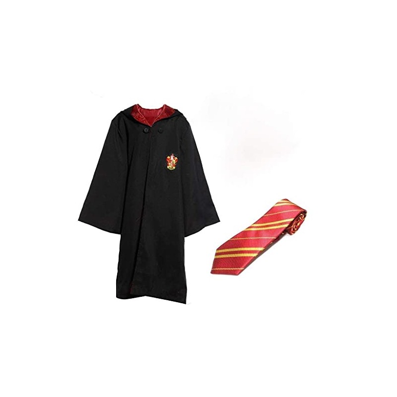 MIMIKRY Wizard Robe with Crest and Tie for Adults Cape