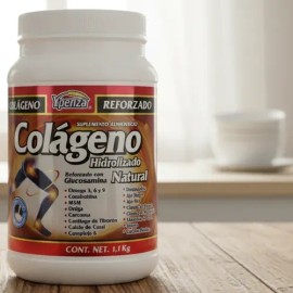 Natura Colágeno Hidrolizado En Polvo Con Glucosamina  Hydrolyzed Collagen Powder with Glucosamine, 1.1 kg                                             