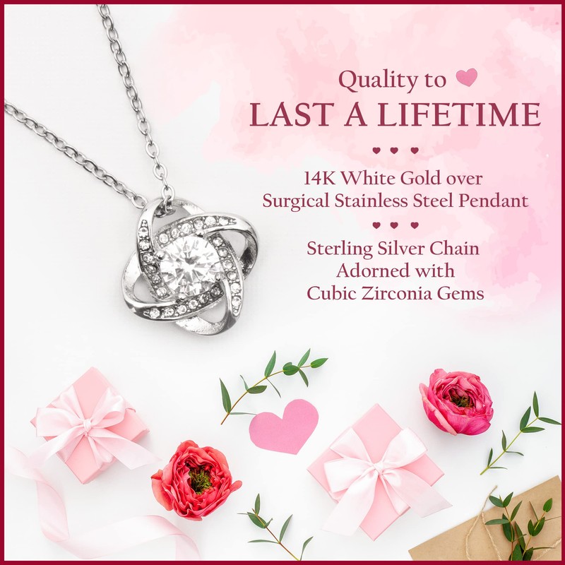 Xukaenus To My Bonus Daughter Necklace - Gifts From Mom