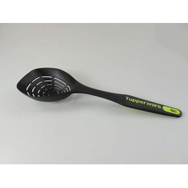 TUPPERWARE P 21076 Slotted Spoon Deep Black/Yellow