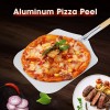 Hakka Aluminum Pizza Peel Paddle 12"x 13" Pizza Cutter for