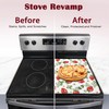 Watercolor Strawberry Stove Top Cover Glass Cooktop Heat Resistant Ceramic