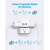 TROND Multi Plug Outlet Extender with USB - 2 Pack
