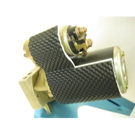 Vulcan TS Race Mini Starter Heat Shield - Self-Adhesive - Black