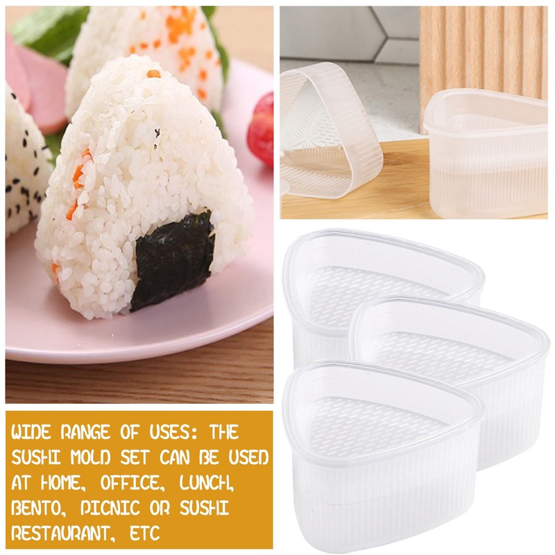 Lithyc 6-Piece Tools for Sushi - Sushi Rice Balls Mould