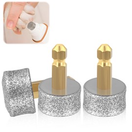 Qaum Dog Nail Grinders Replacement Heads Compatible with Casfuy and Most Brands 6 Packs N80 Highly Efficient Professional Pet Nails Grinding Wheel Diamond Tip for Large, Medium, Small Dogs