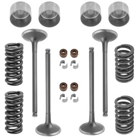 Caltric Exhaust & Intake Valve Kit For Suzuki RMZ250 RM-Z250 L 2007-2015 / 12912-10H00