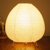 Lantern Table Paper Lamp Warm Light E14 Bulb Simple Installation